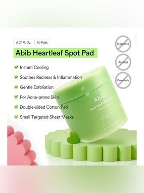 Abib Heartleaf Spot Pads🌿